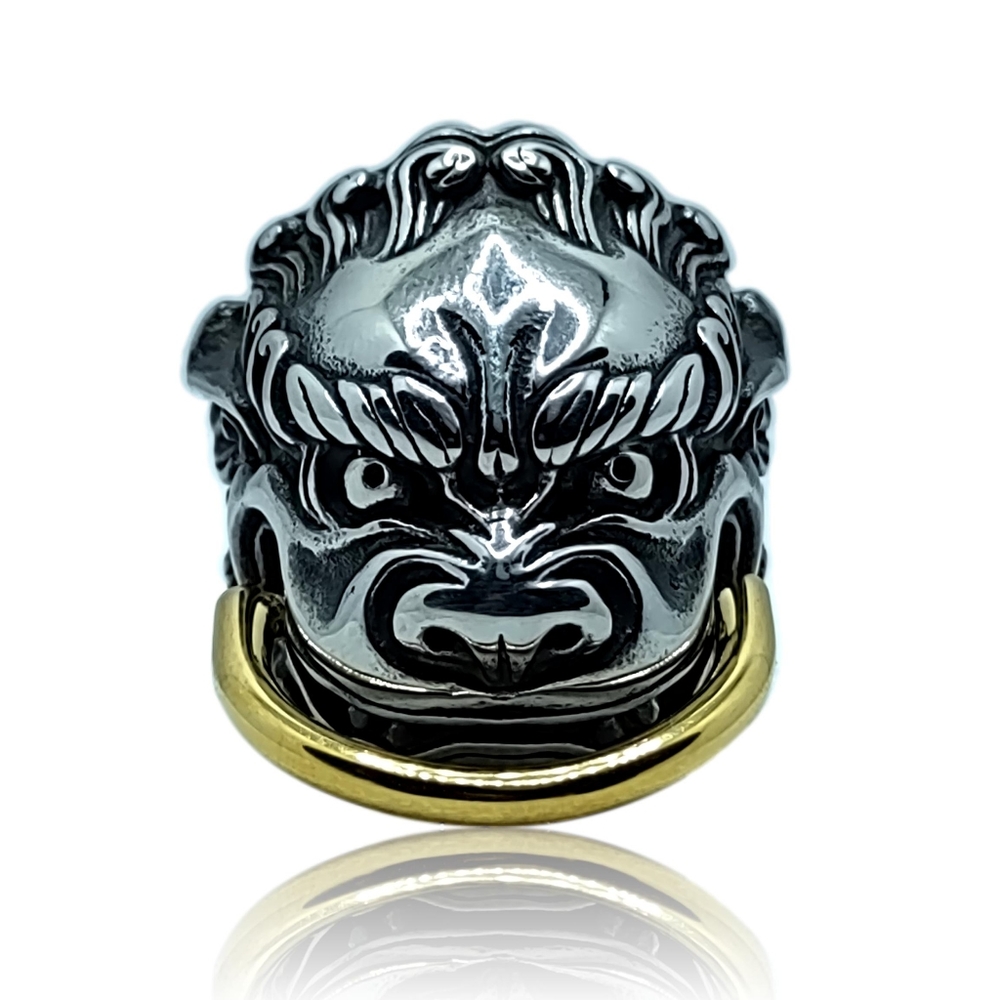 Gothic Punk Chinese Mythology Dragon Ring